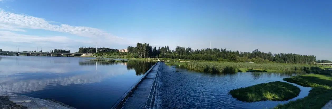 海子河（濕地公園段）美景。