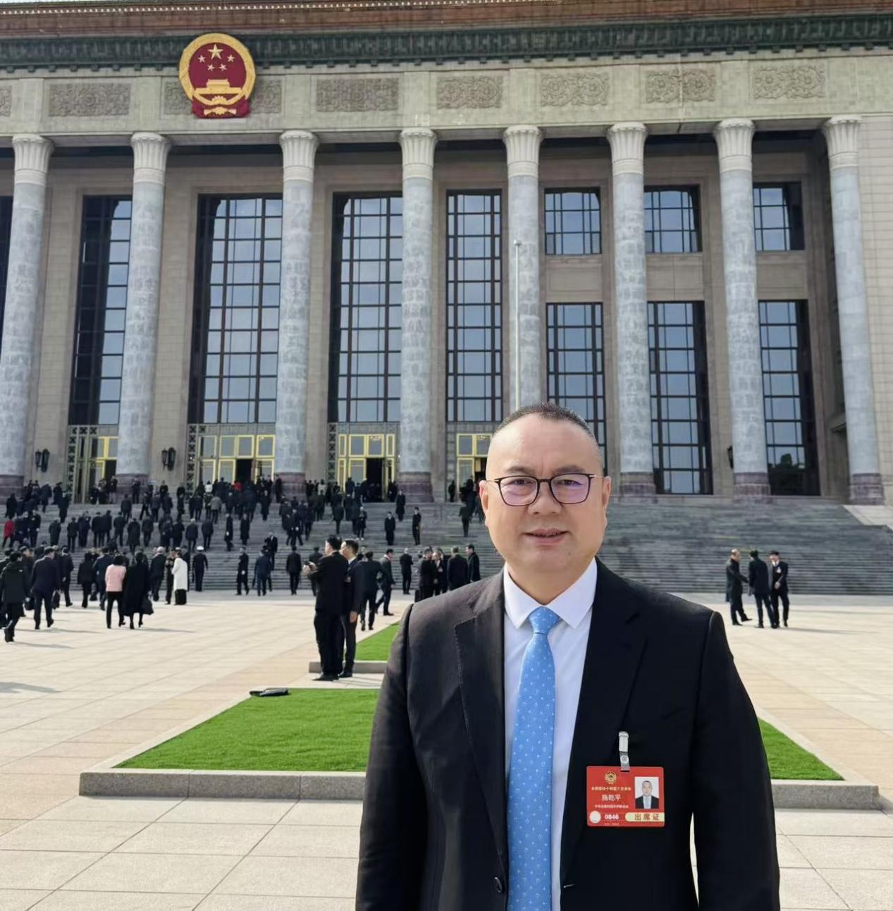 全國政協委員施乾平。受訪者供圖